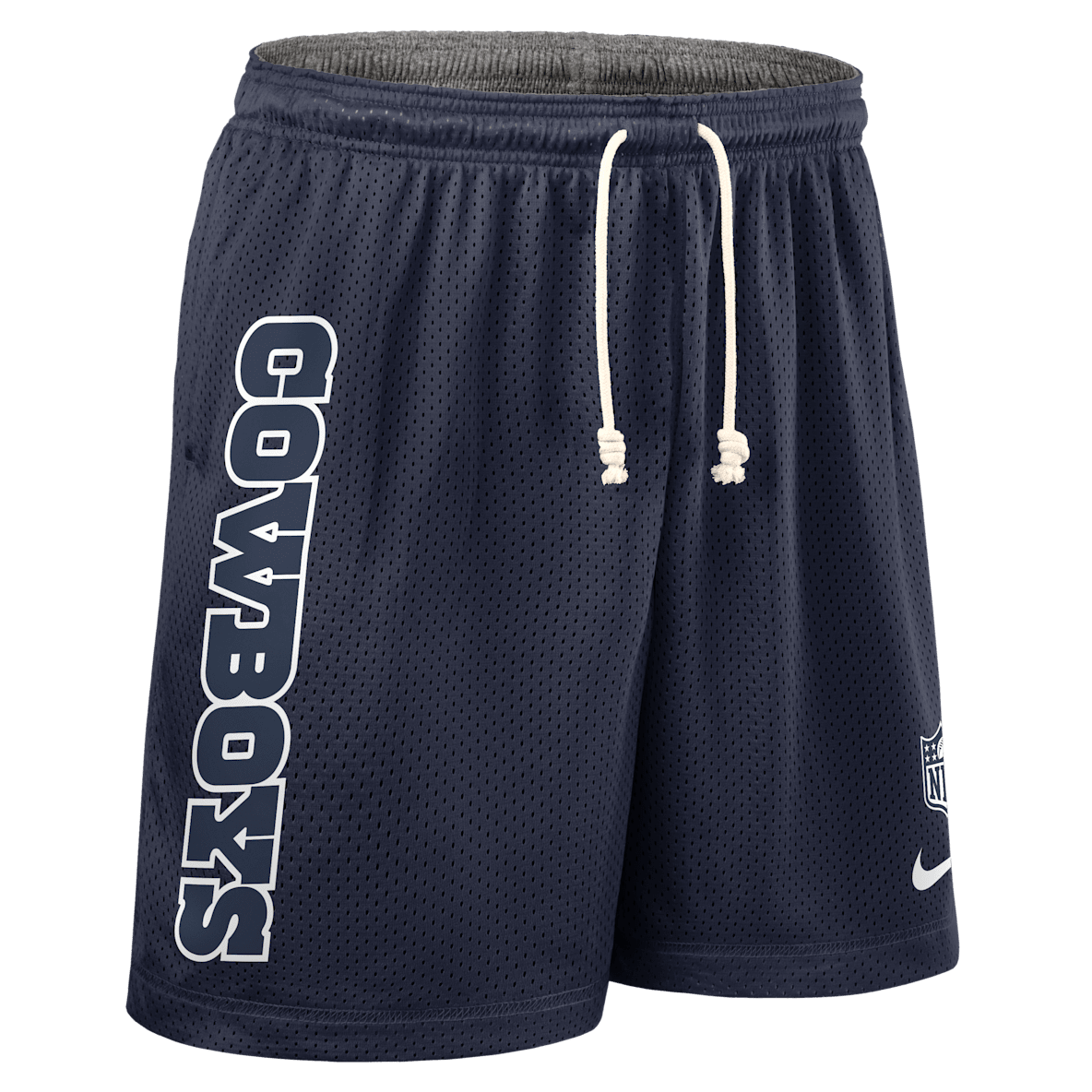 Dallas Cowboys Sideline Reversible Dallas Cowboys Sideline Reversible Shorts Nike Dri-FIT de la NFL para hombre