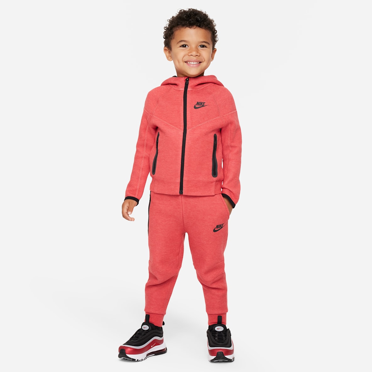 Nike Sportswear Tech Fleece Full-Zip Set Toddler 2-Piece Hoodie Set