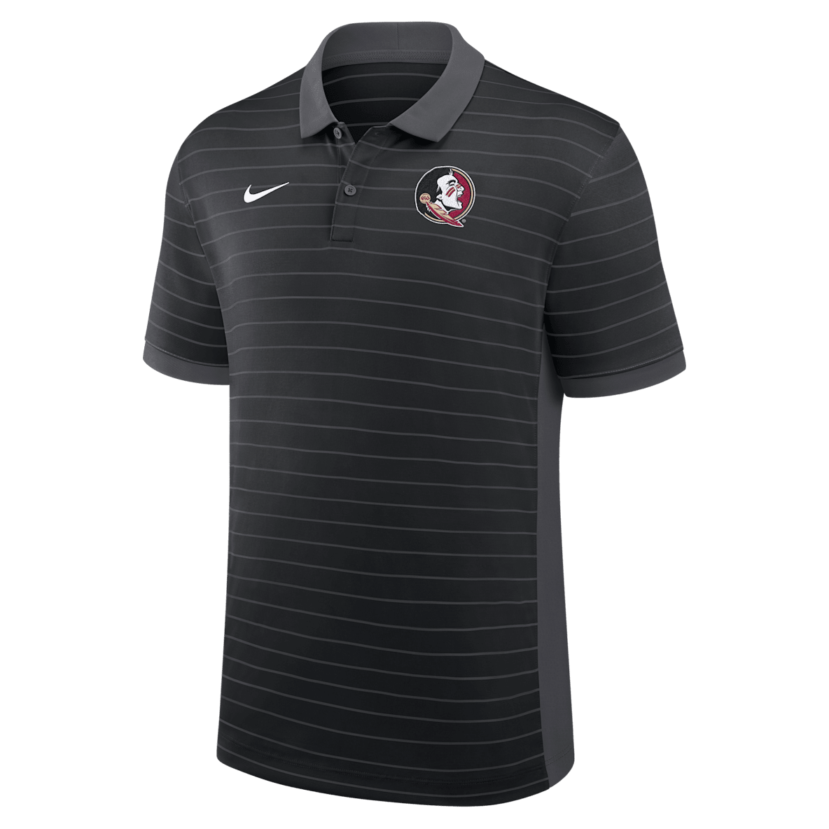 Florida State Sideline Victory Stripe Florida State Sideline Victory Stripe Men's Nike Dri-FIT College Polo