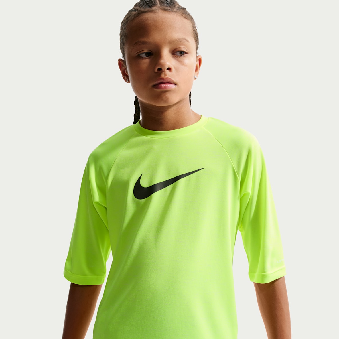Nike Heather Big Kids' (Boys') Half Sleeve Hydroguard