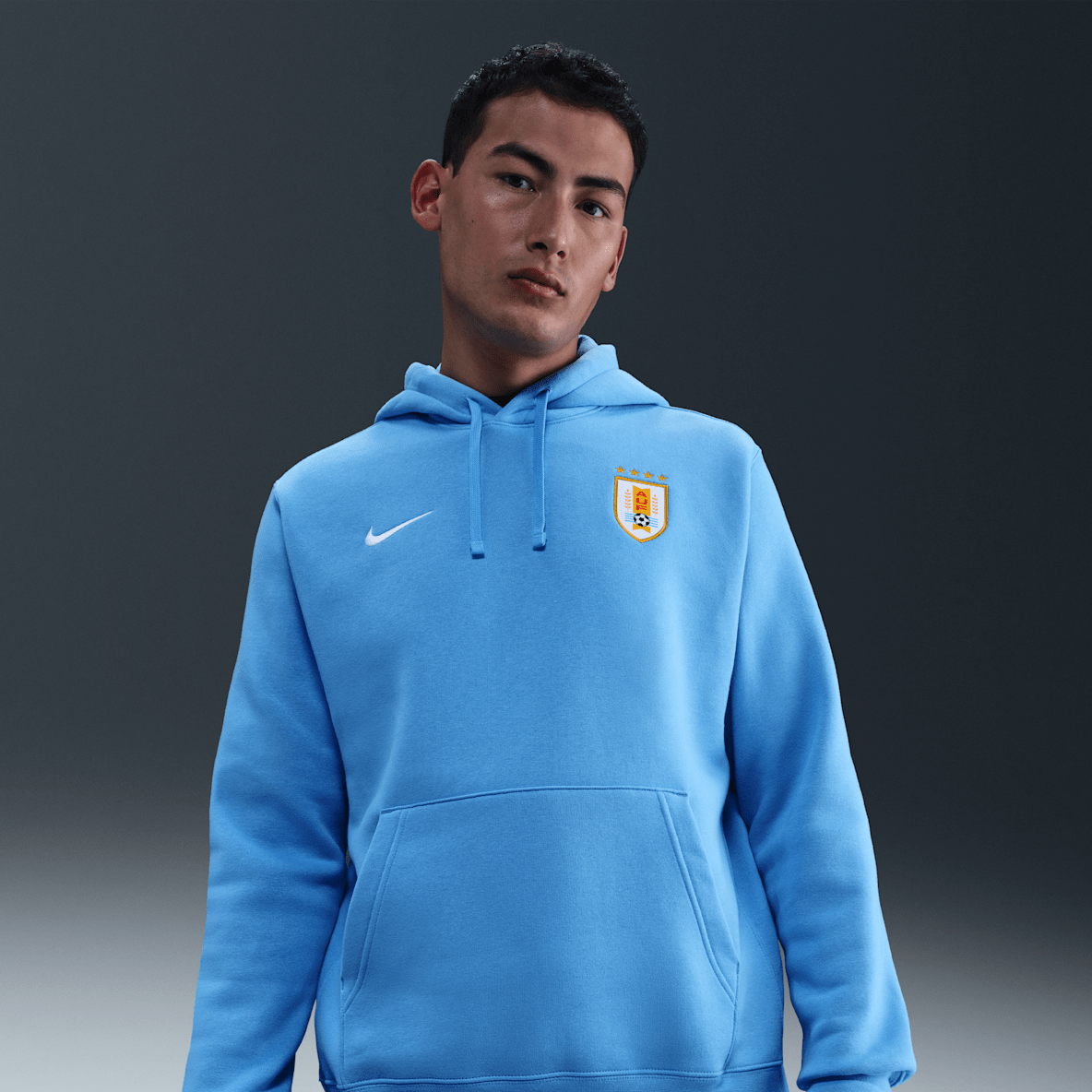 Uruguay Club Uruguay Club Sudadera con gorro sin cierre de fútbol Nike para hombre