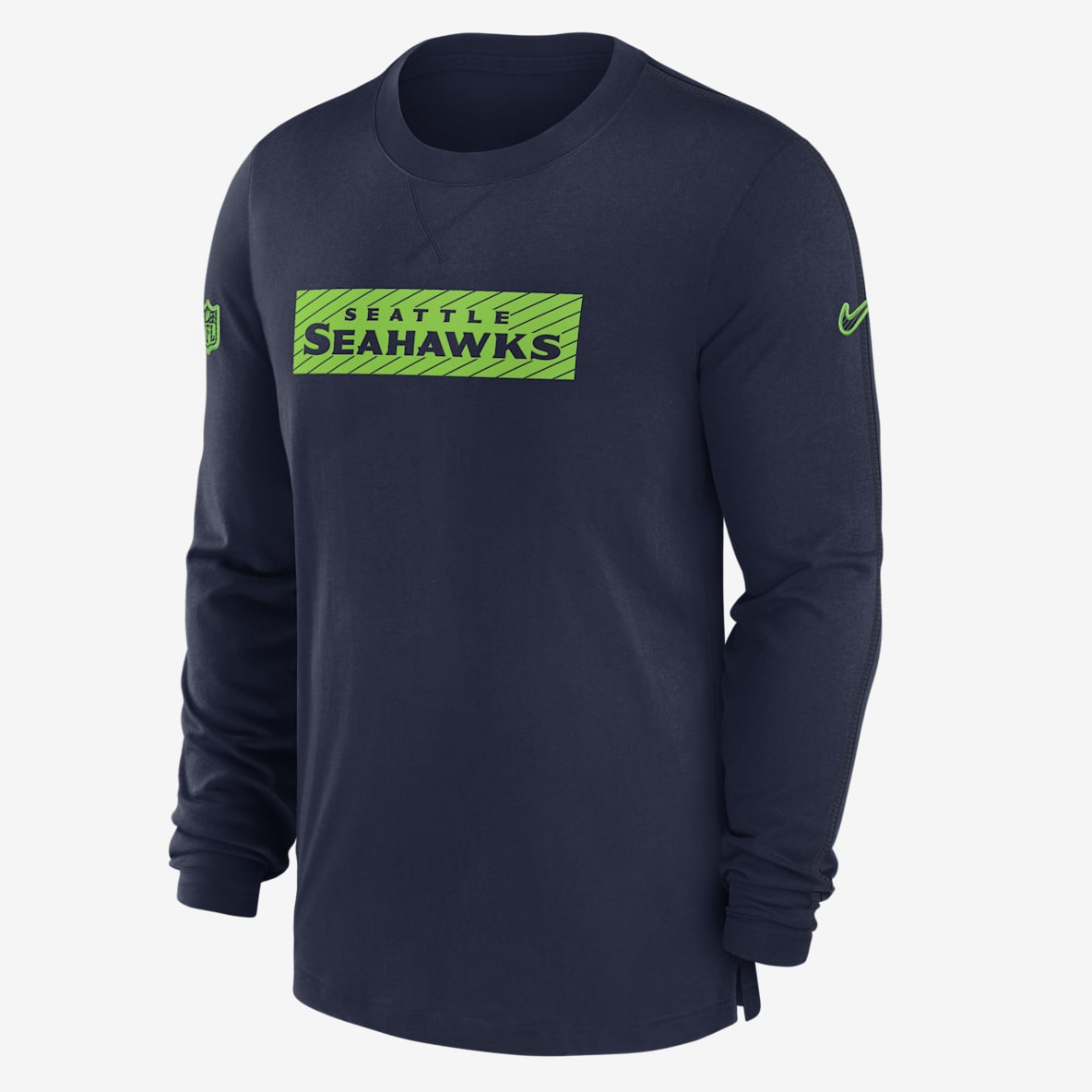Seattle Seahawks Sideline Player Team Issue Seattle Seahawks Sideline Player Team Issue Men’s Nike Dri-FIT Long-Sleeve Top