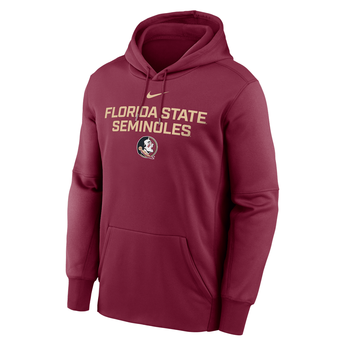 Florida State Team Stacked Men’s Nike Therma College Pullover Hoodie