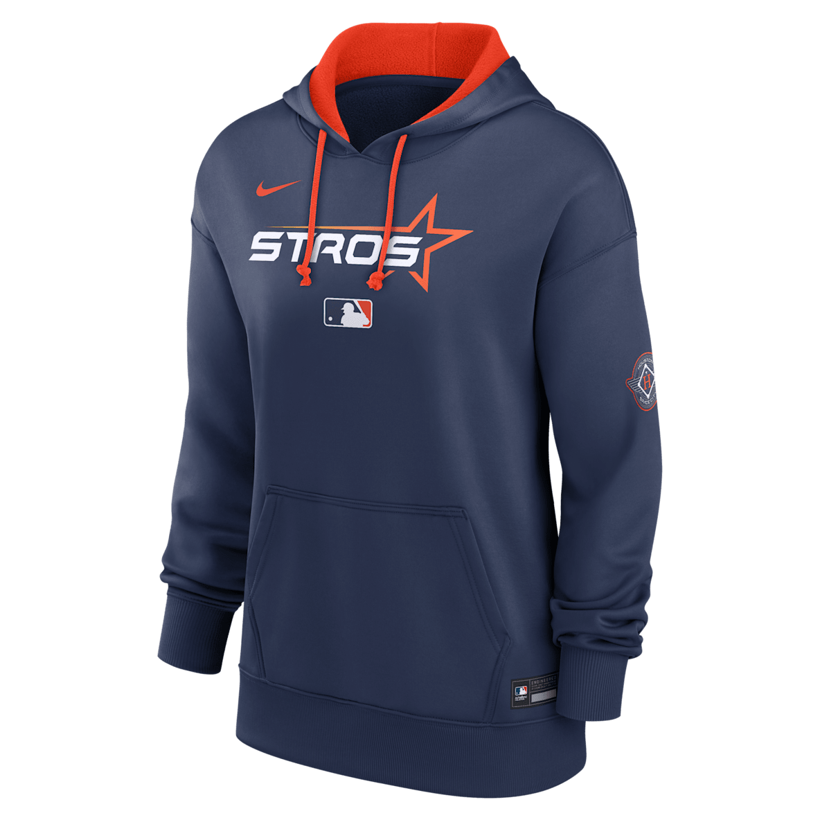 Houston Astros Authentic Collection City Connect Women's Nike Therma MLB Pullover Hoodie