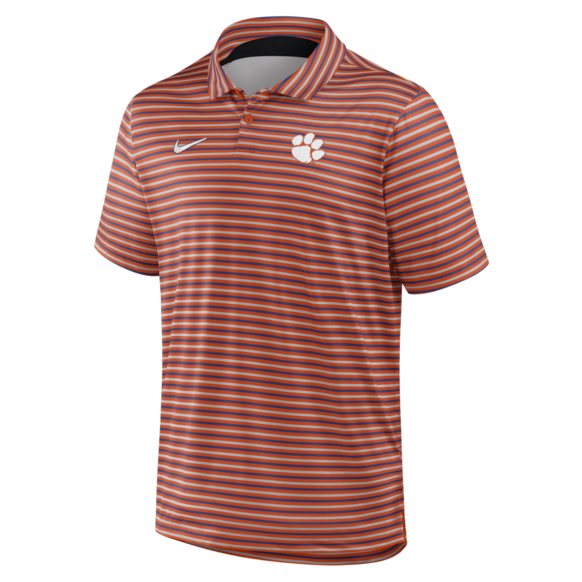 Clemson Tour Stripe Clemson Tour Stripe Men's Nike Dri-FIT College Polo