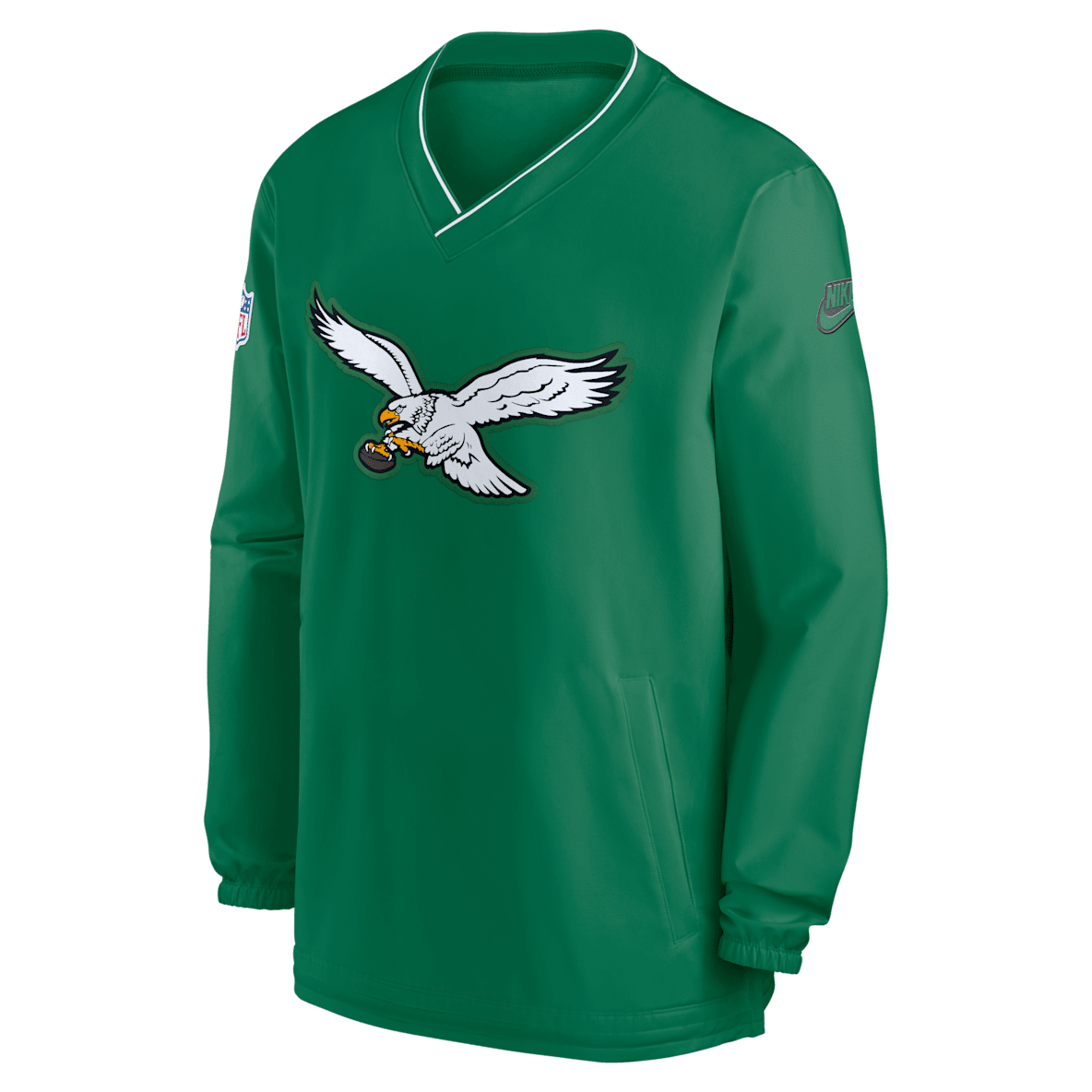 Philadelphia Eagles Logo Philadelphia Eagles Logo Men's Nike NFL Long-Sleeve Windshirt