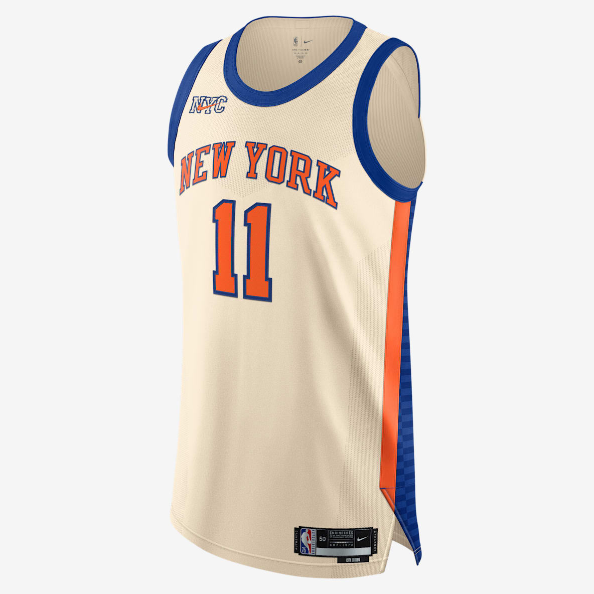 Jalen Brunson New York Knicks City Edition Jalen Brunson New York Knicks City Edition Men's Nike Dri-FIT ADV NBA Authentic Jersey