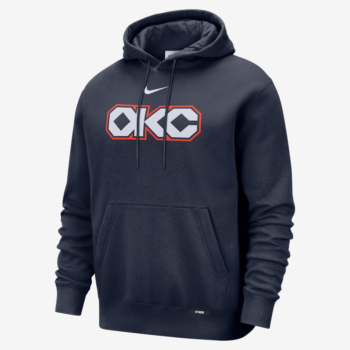 Oklahoma City Thunder City Edition Men's Nike Basketball Club Pull-Over Hoodie