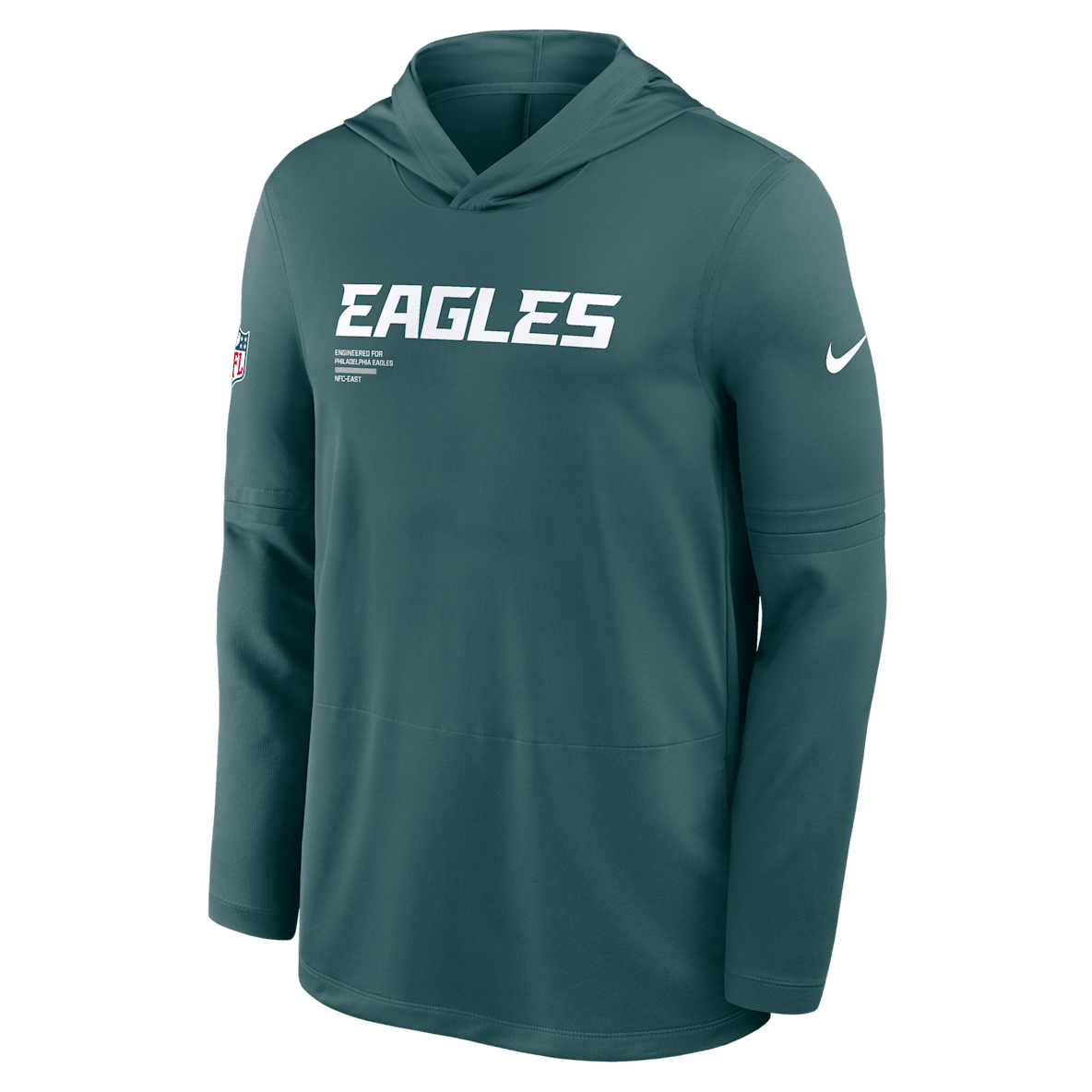 Philadelphia Eagles Pure Fury Sideline Philadelphia Eagles Pure Fury Sideline Men's Nike Dri-FIT NFL Long-Sleeve Hooded Top