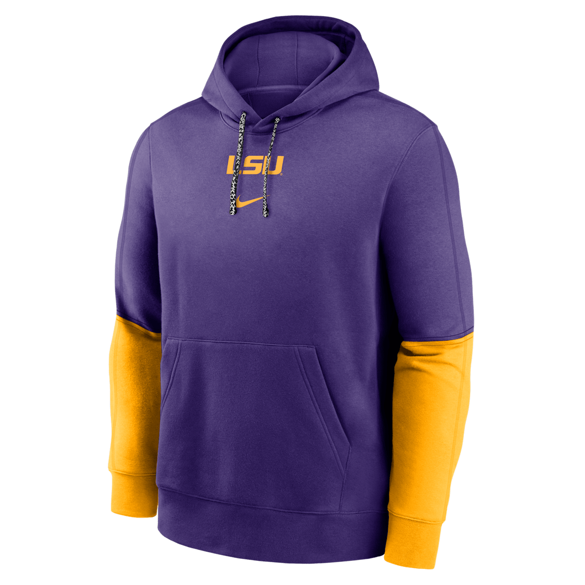 LSU Tigers Sideline Team Issue Club LSU Tigers Sideline Team Issue Club Men's Nike College Pullover Hoodie