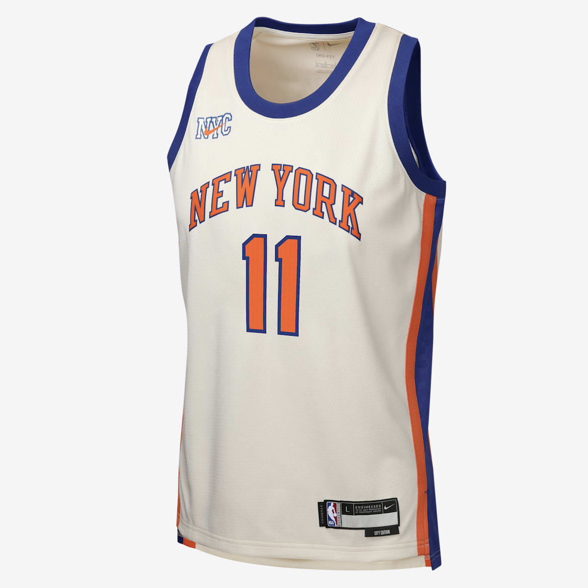 Jalen Brunson New York Knicks City Edition Jalen Brunson New York Knicks City Edition Big Kids' Nike NBA Swingman Jersey