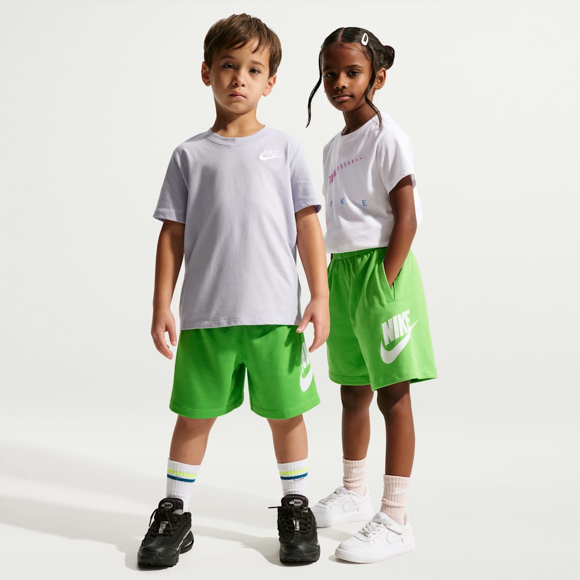 Nike Sportswear Club Little Kids' French Terry Shorts