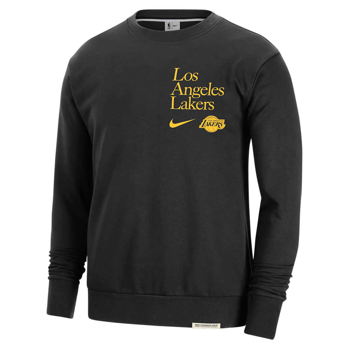 Los Angeles Lakers Standard Issue Los Angeles Lakers Standard Issue Men's Nike Dri-FIT NBA Crew-Neck Sweatshirt