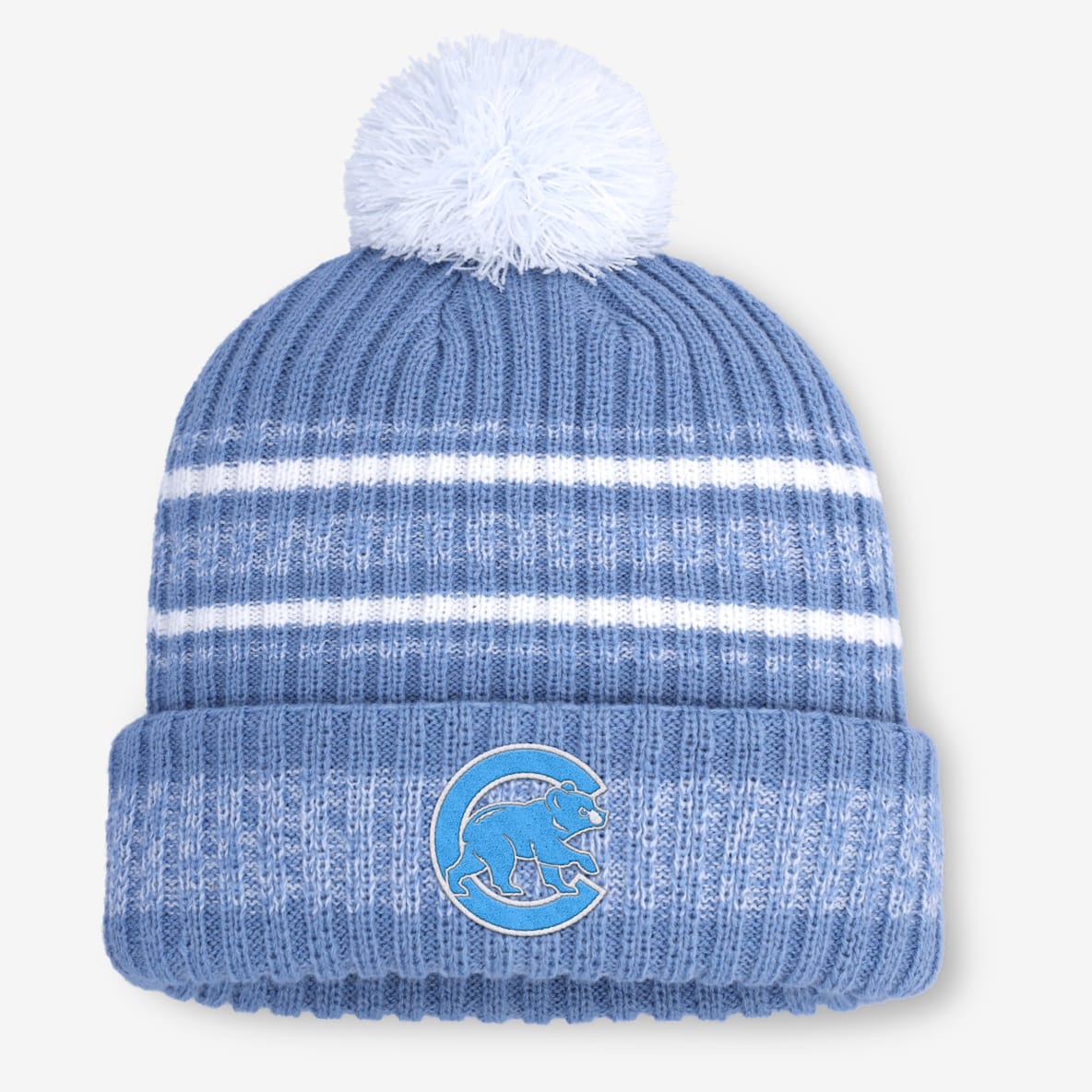 Chicago Cubs Peak Men's Nike MLB Cuffed Pom Beanie