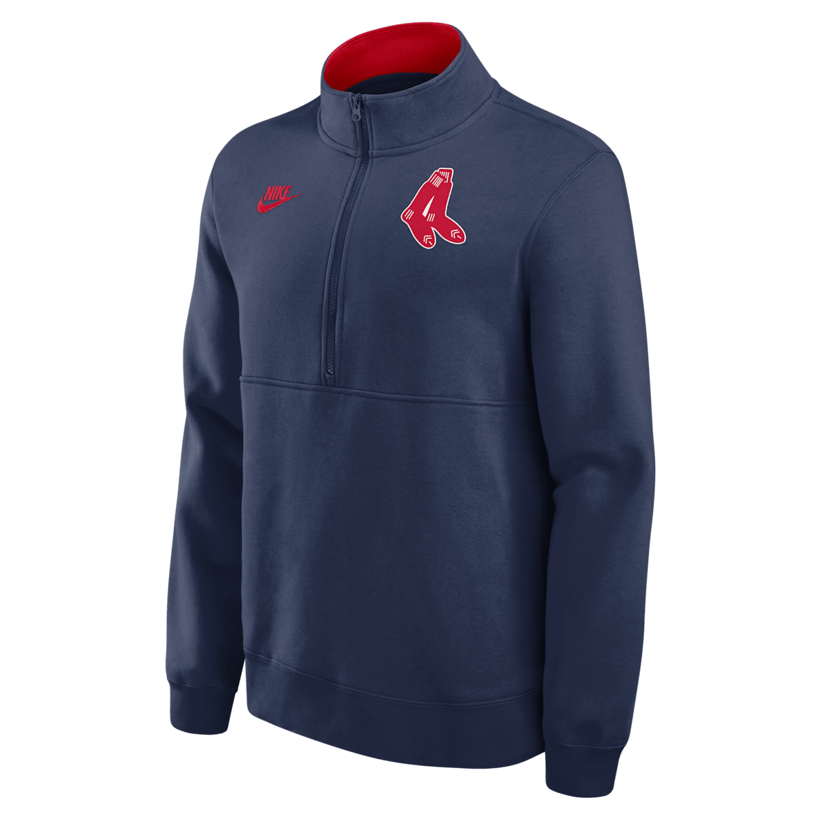 Boston Red Sox Cooperstown Boston Red Sox Cooperstown Men's Nike MLB 1/2-Zip Crew