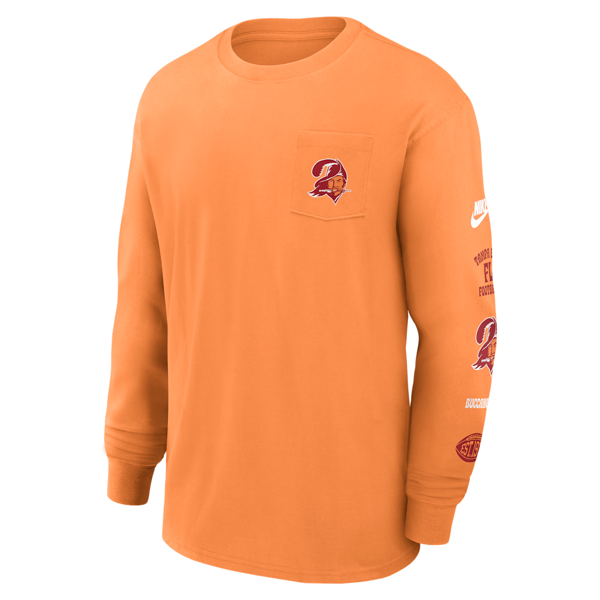 Tampa Bay Buccaneers Rewind Max90 Pocket Tampa Bay Buccaneers Rewind Max90 Pocket Men's Nike NFL Long-Sleeve T-Shirt