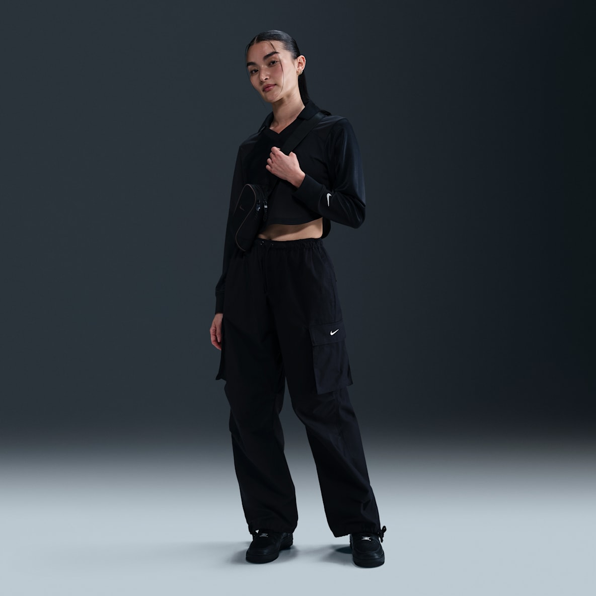 Nike Sportswear Nike Sportswear 女款中腰寬版工裝褲