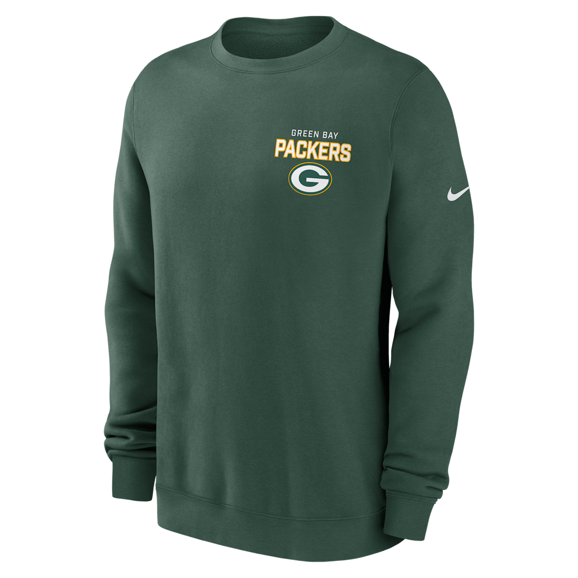 Green Bay Packers Draw Block Club Green Bay Packers Draw Block Club Men's Nike NFL Pullover Crew