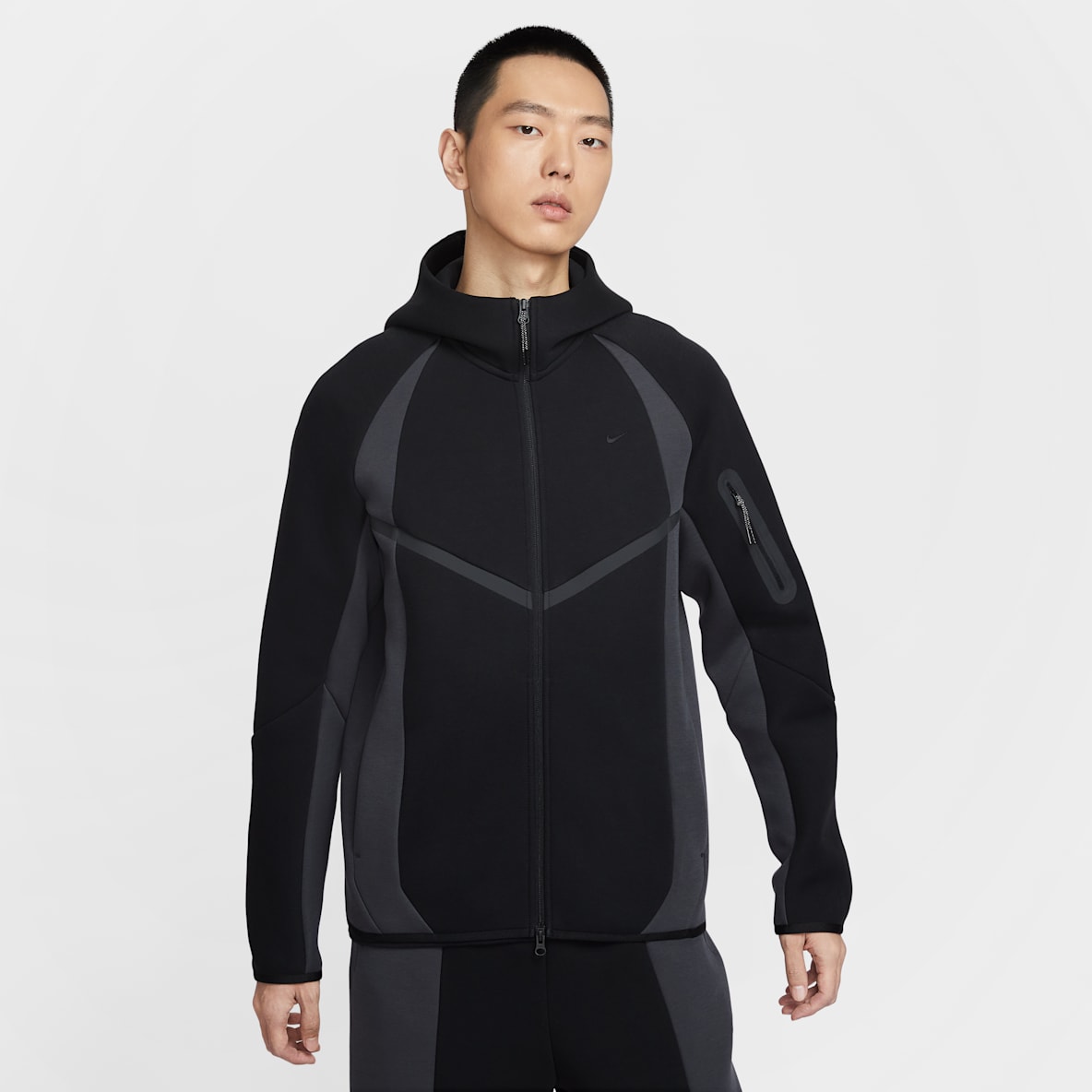 新作！数回着用 NIKE ナイキ ハーフジップ テックフリース ハーフ Nike Tech Fleece セットアップ ブラック
