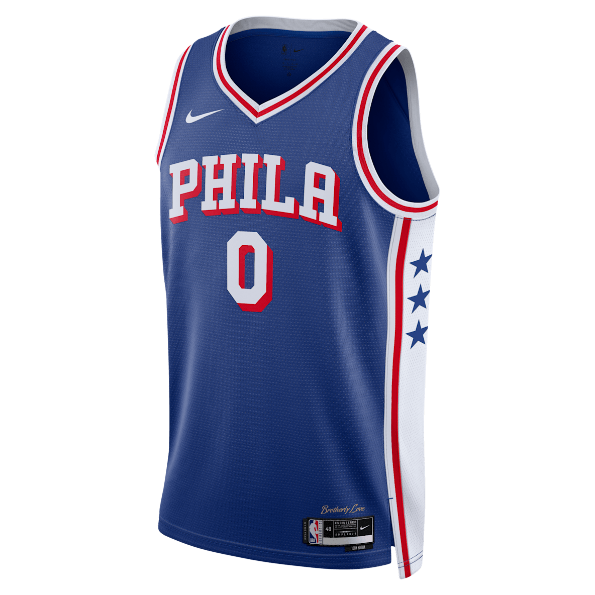 Tyrese Maxey Philadelphia 76ers Icon Edition Tyrese Maxey Philadelphia 76ers Icon Edition Men's Nike Dri-FIT NBA Swingman Jersey