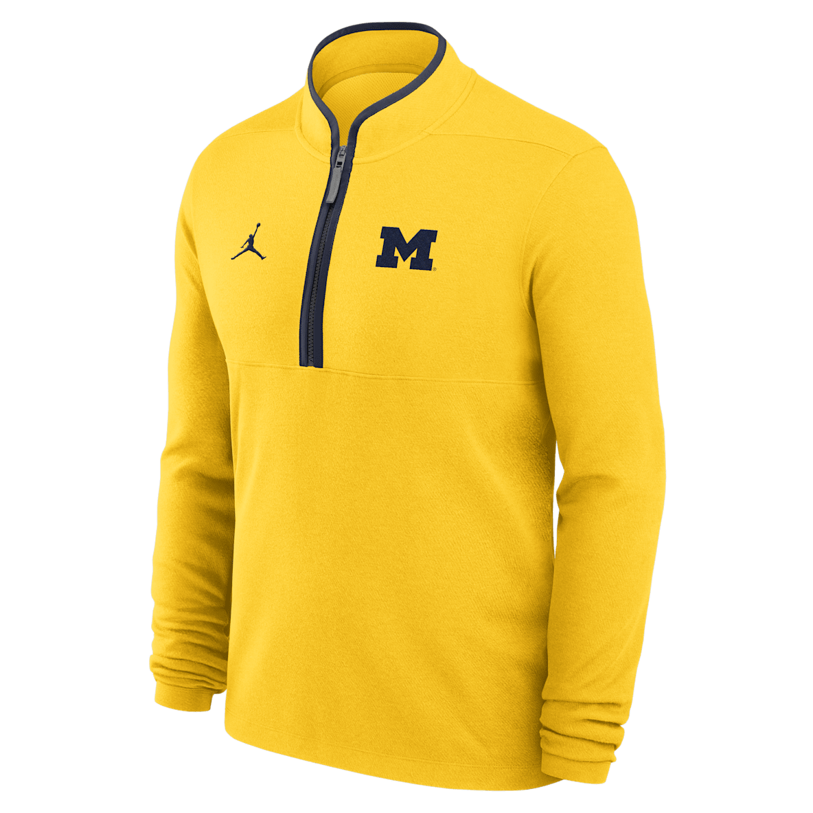 Michigan Victory Michigan Victory Men's Jordan Brand Dri-FIT College 1/2-Zip Long-Sleeve Top