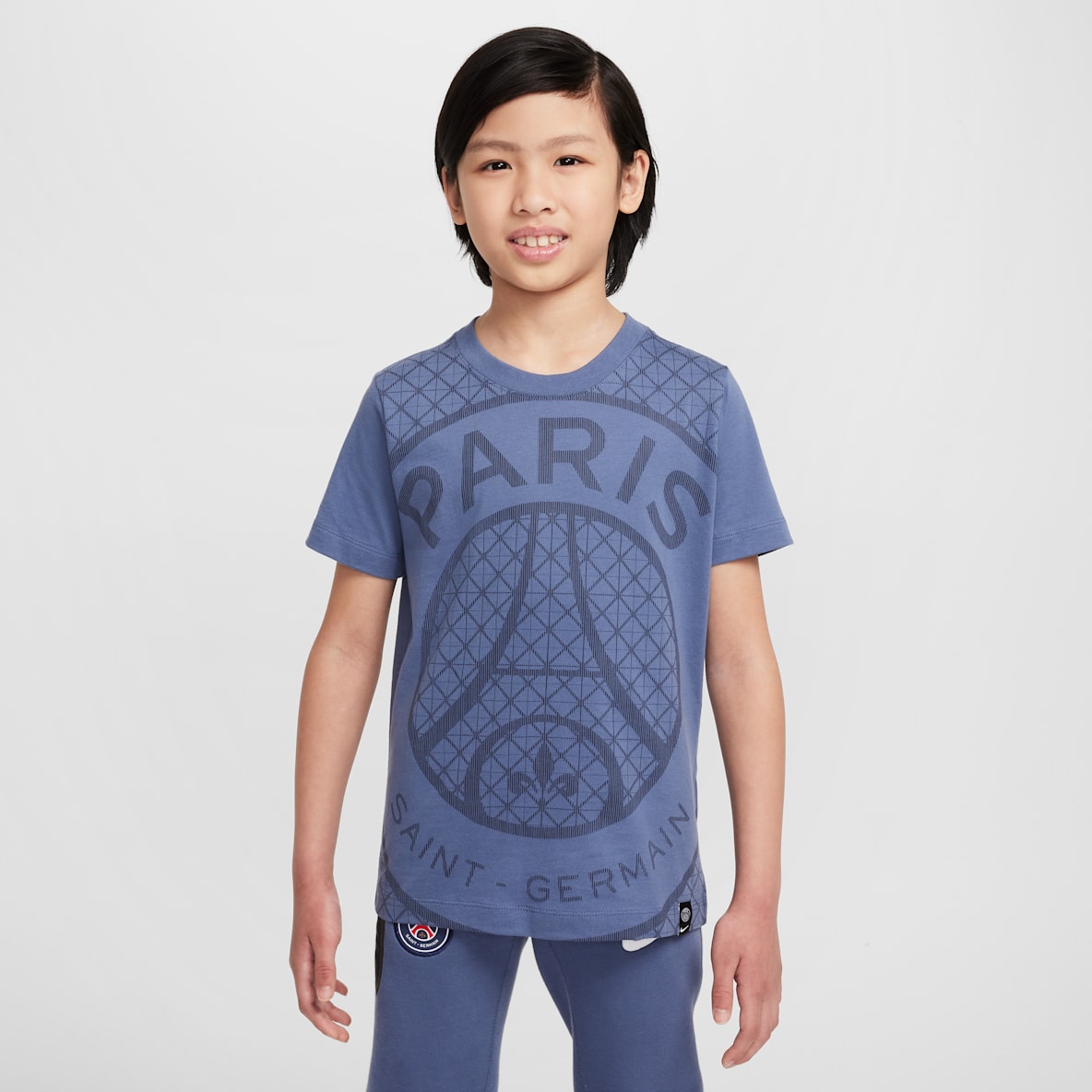 Paris Saint-Germain Paris Saint-Germain Nike Fußball-T-Shirt mit saisonalem Print (ältere Kinder)