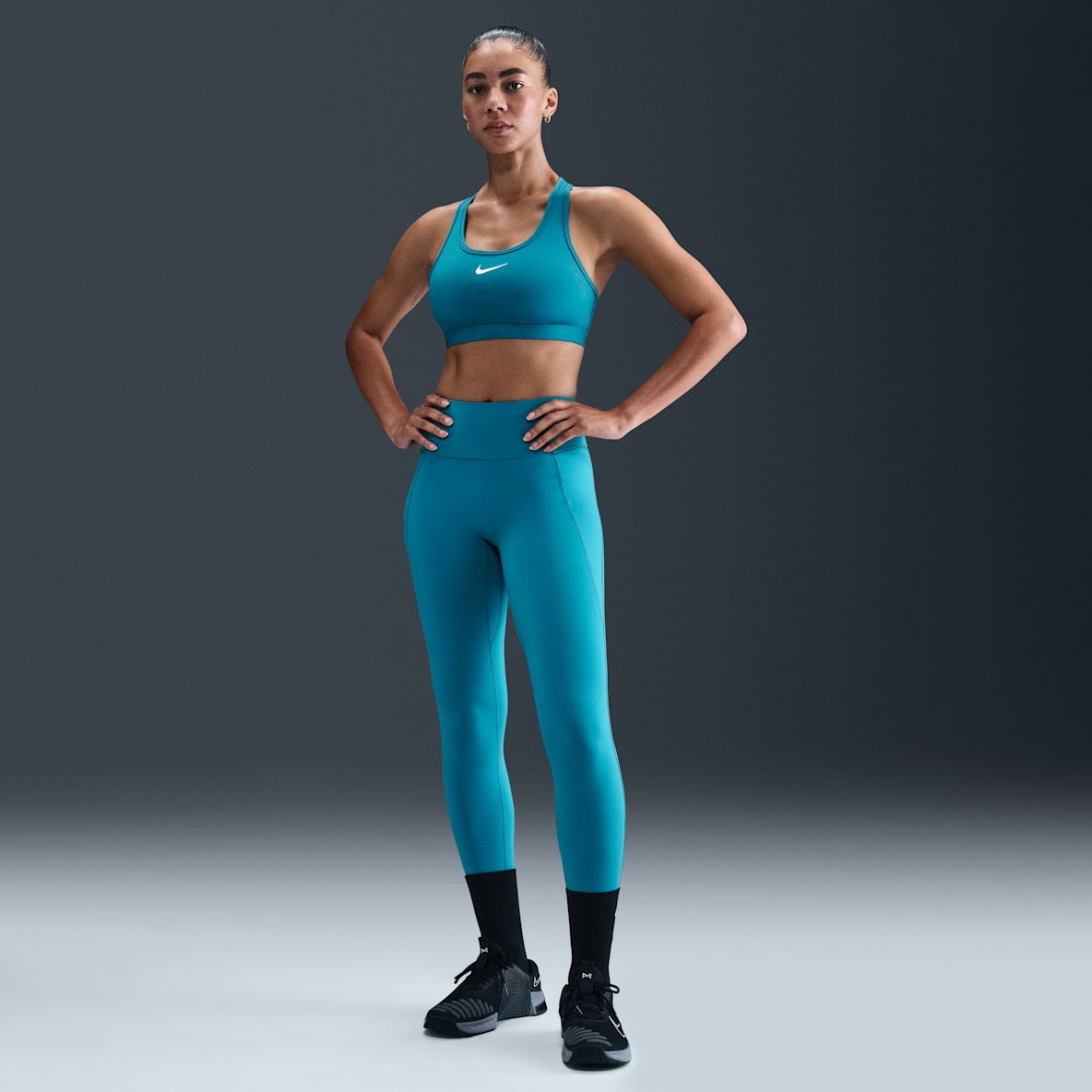 Nike Universa Nike Universa Leggings in voller Länge mit hohem Bund und ohne Frontnaht (Damen)