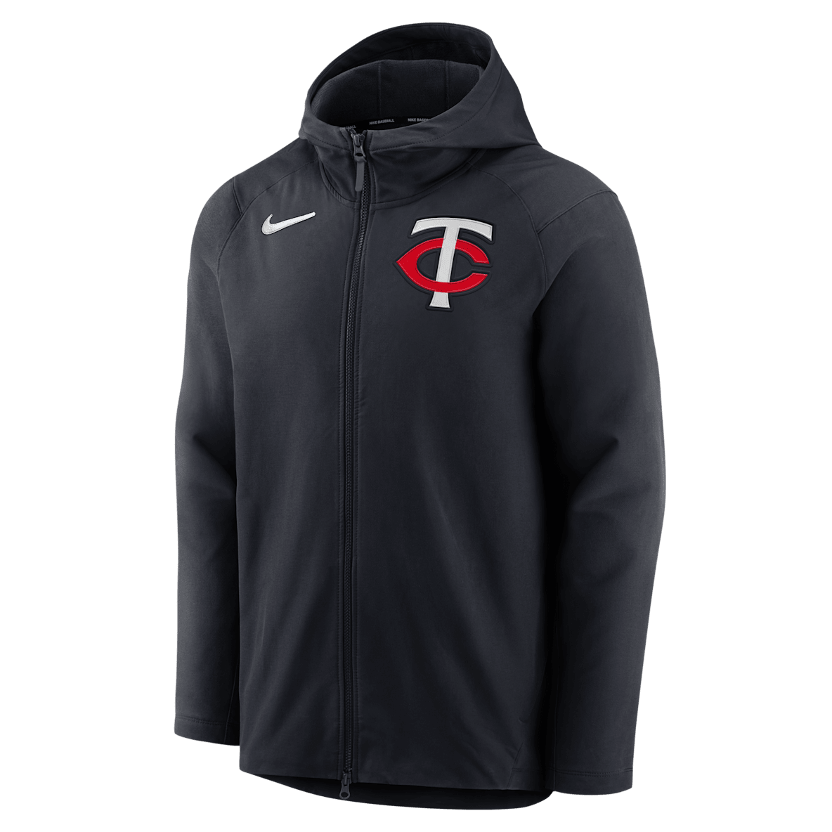 Minnesota Twins Authentic Collection Player Minnesota Twins Authentic Collection Player Chamarra Nike Therma de la MLB de cierre completo para hombre