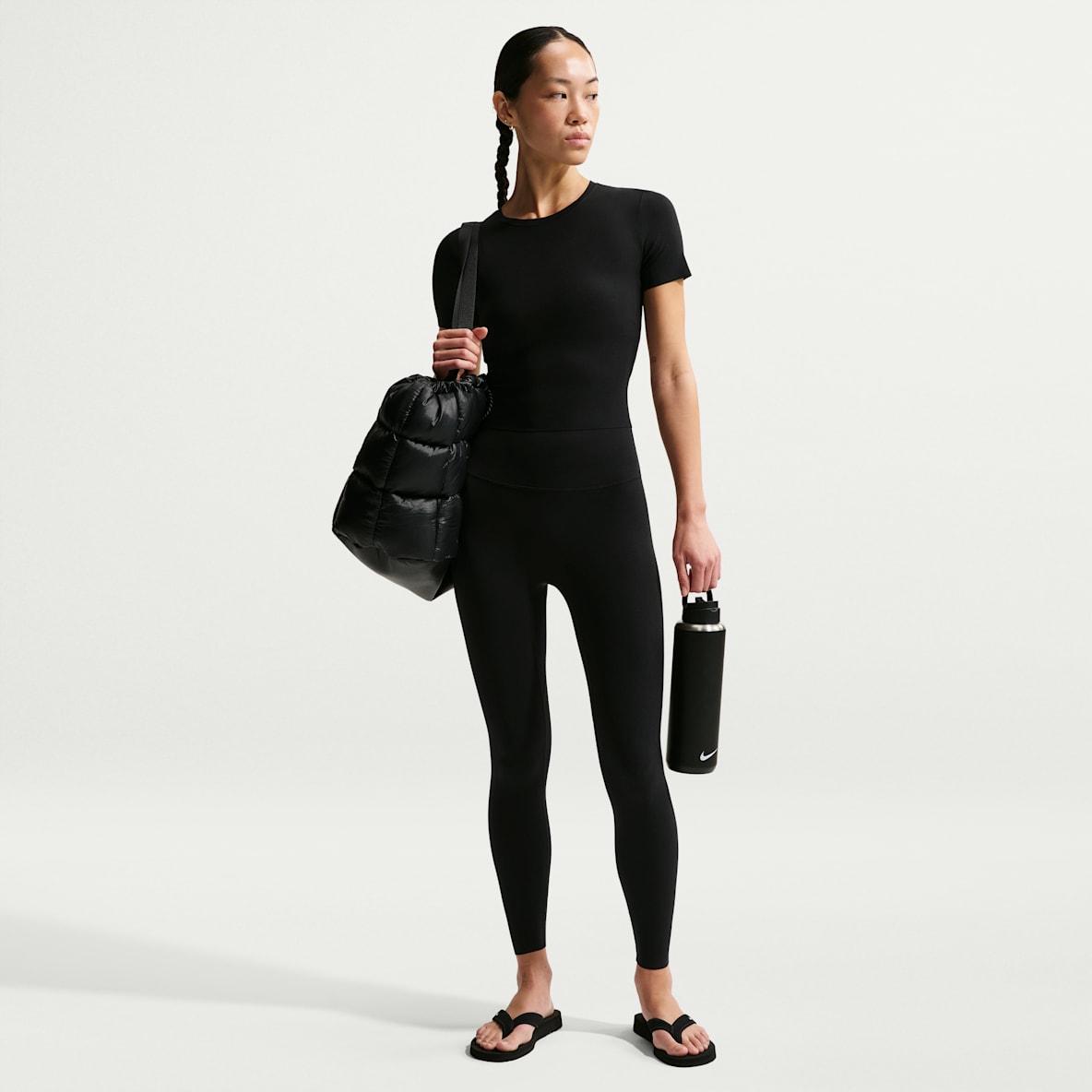 나이키 젠비 나이키 젠비 여성 하이웨이스트 7/8 노 프론트 심 레깅스