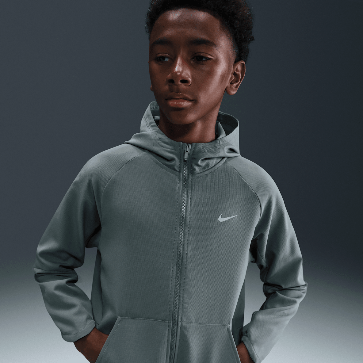 Nike Nike Dri-FIT UV Genç Çocuk Antrenman Ceketi