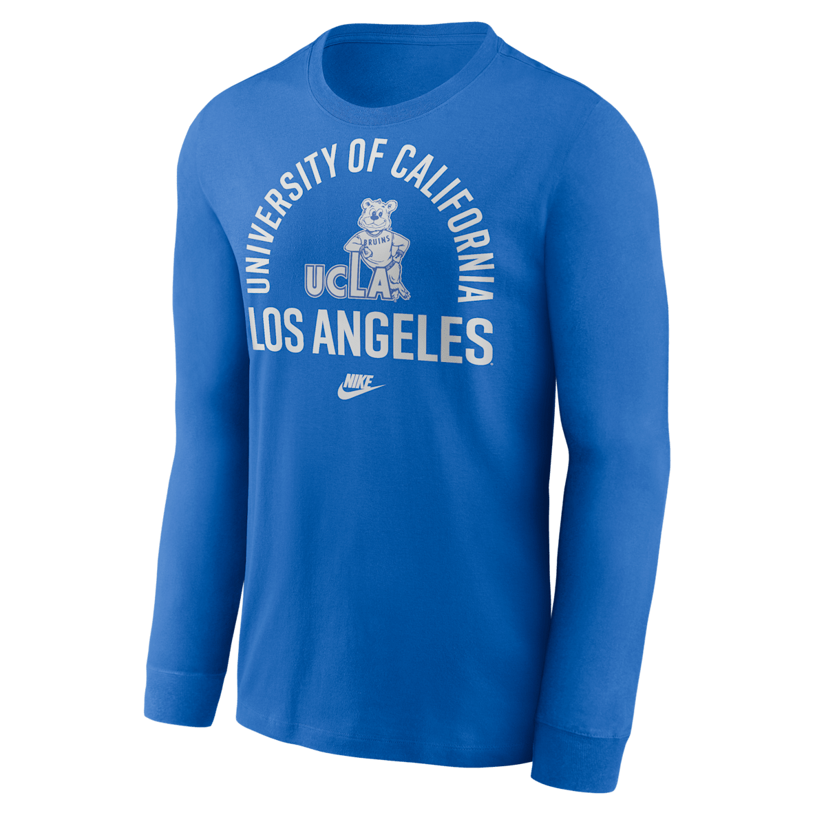 UCLA Legacy Arched Logo Men's Nike College Long-Sleeve T-Shirt