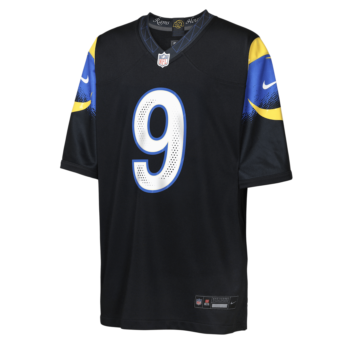 Matthew Stafford Los Angeles Rams Rivalries Collection Matthew Stafford Los Angeles Rams Rivalries Collection Jersey Nike de la NFL Game para niños talla grande