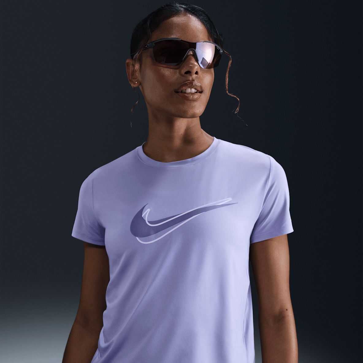 Nike One Swoosh Nike One Swoosh Haut de running à manches courtes Dri-FIT pour femme