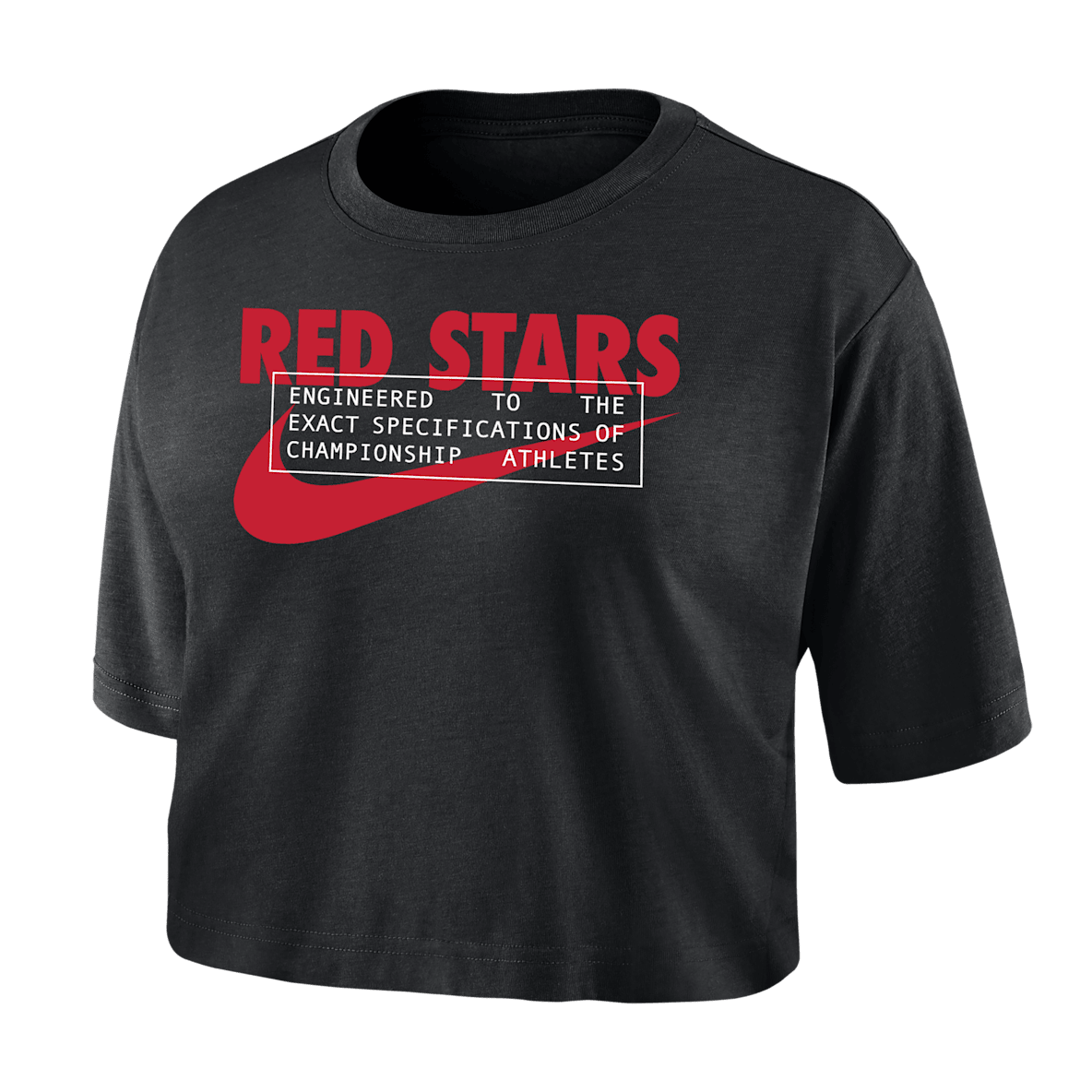 Chicago Red Stars Chicago Red Stars Women's Nike Dri-FIT Soccer Cropped T-Shirt