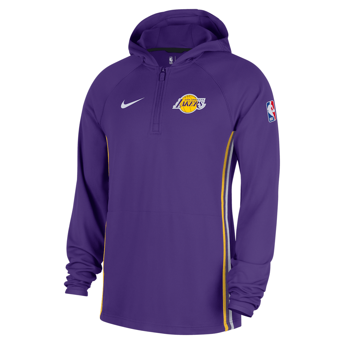 Los Angeles Lakers Zoned Los Angeles Lakers Zoned Men's Nike Dri-FIT NBA 1/4-Zip Hoodie
