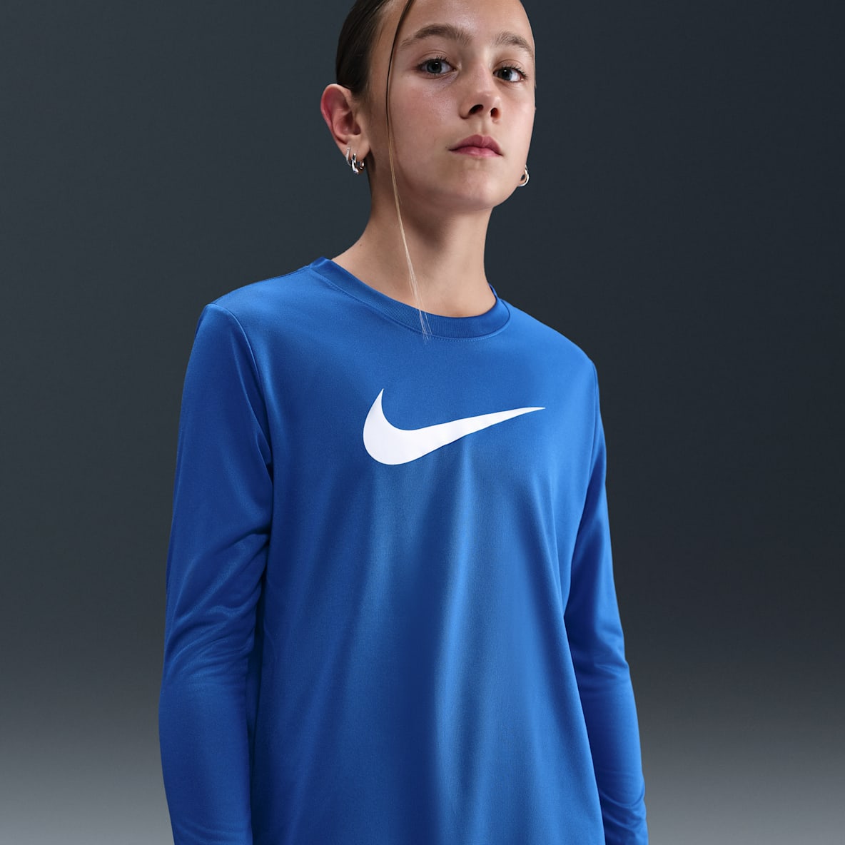 Nike Legend Nike Legend Playera de manga larga Dri-FIT para niño talla grande
