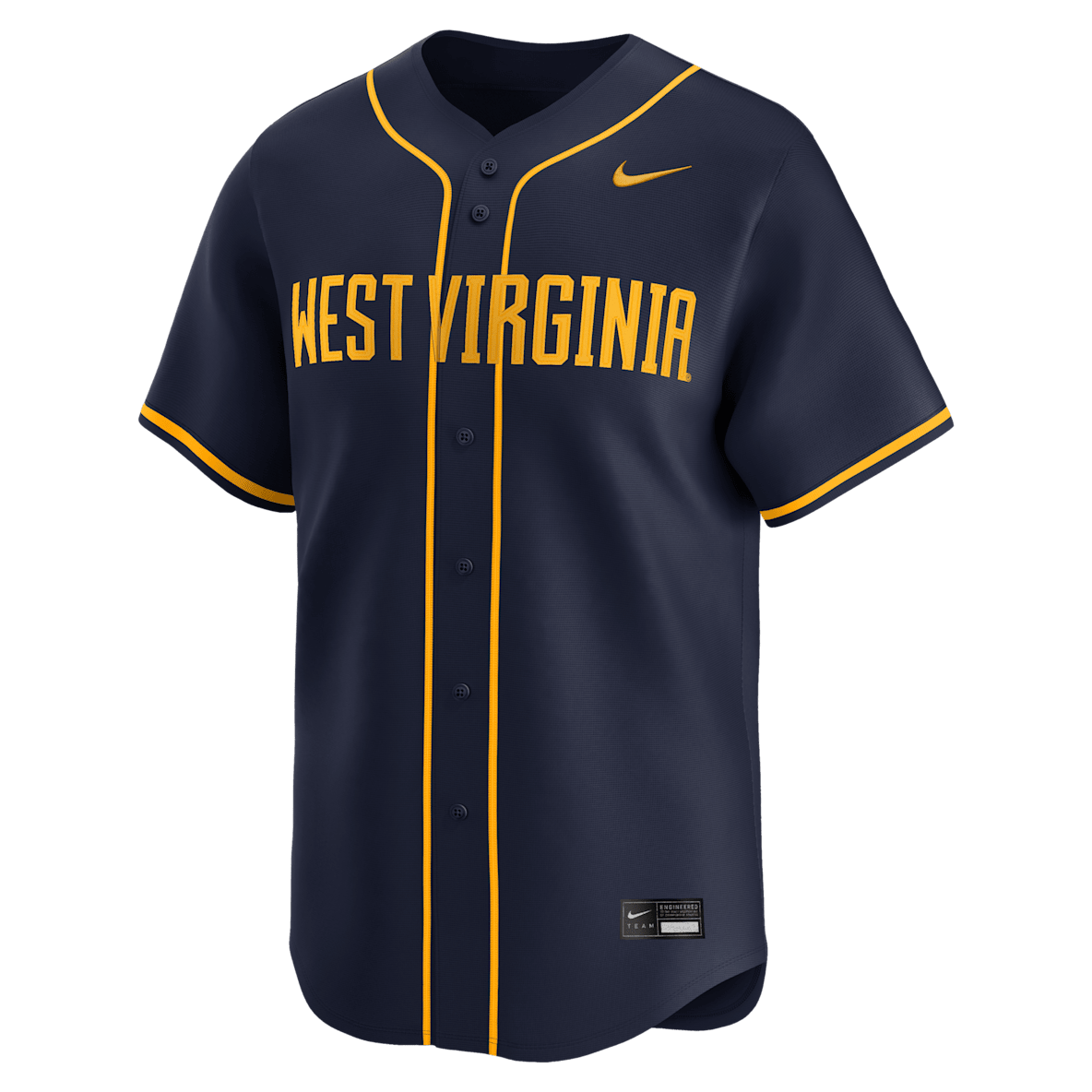 West Virginia Mountaineers West Virginia Mountaineers Men's Nike College Limited Baseball Jersey