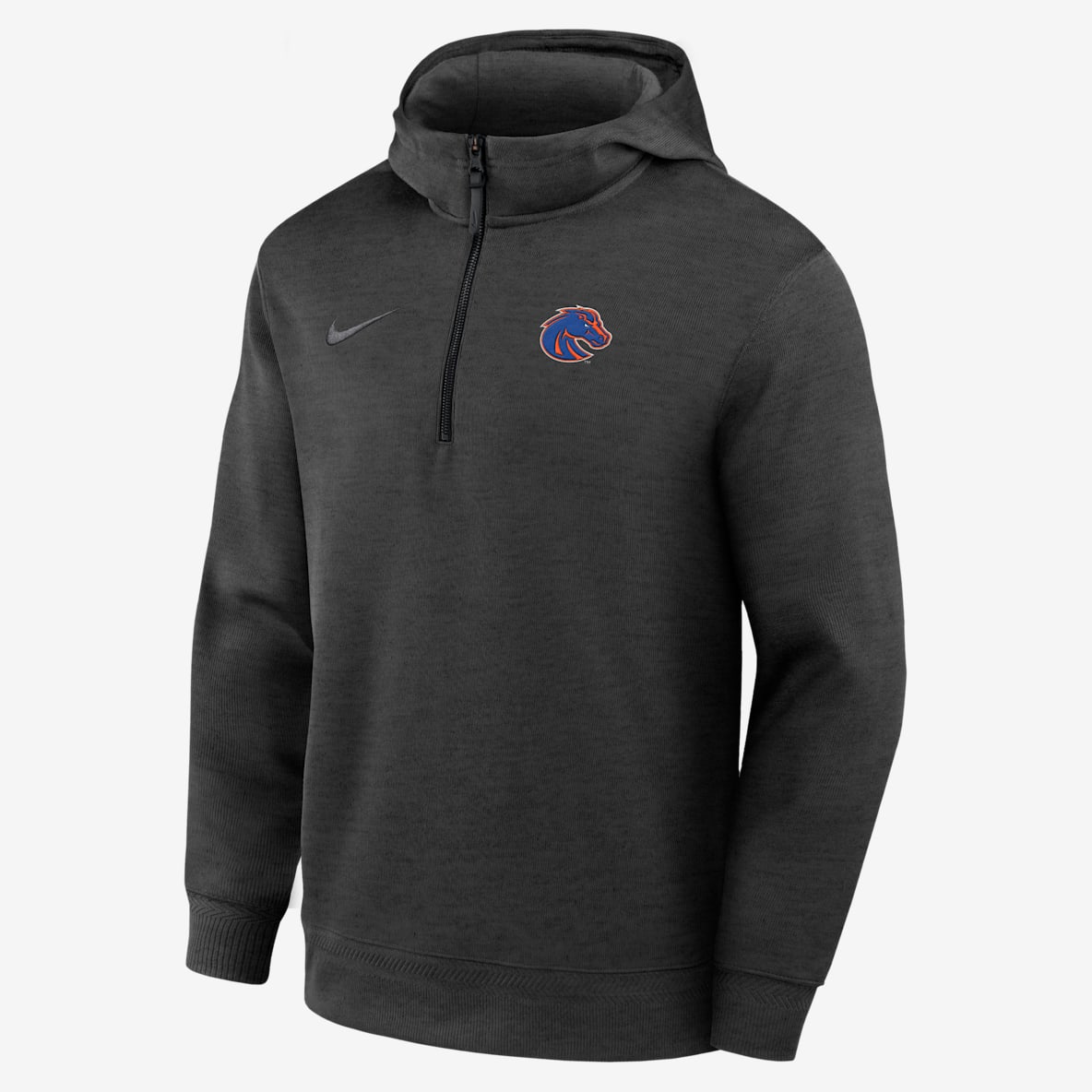 Boise State Broncos Sudadera con gorro de básquetbol de tejido Fleece para hombre