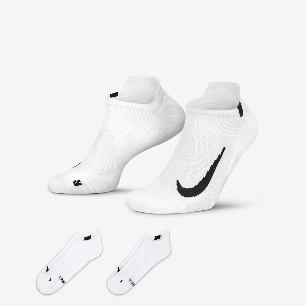 Nike Multiplier Nike Multiplier Running No-Show Socks (2 Pairs)