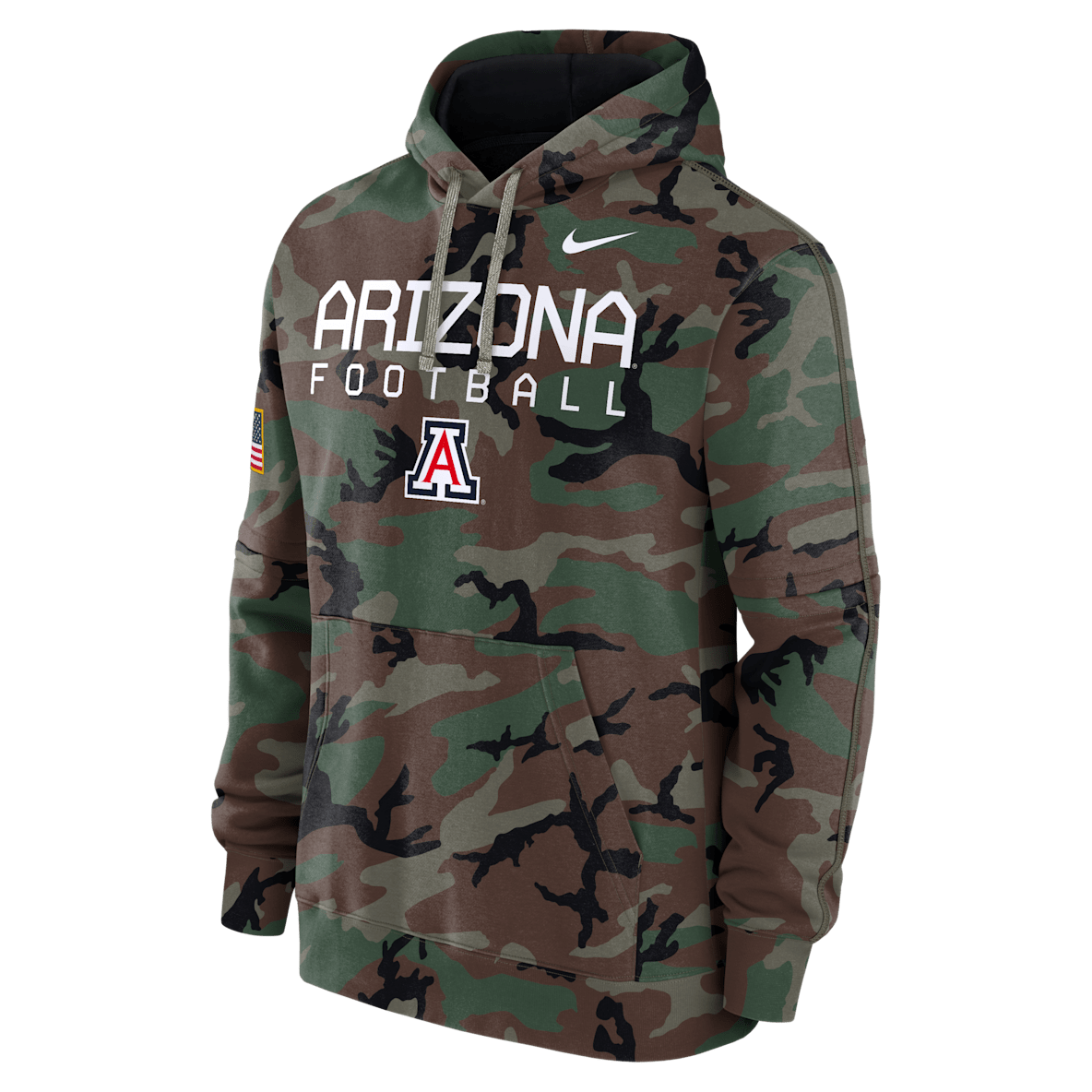 Arizona Wildcats Military Appreciation Club Arizona Wildcats Military Appreciation Club Men’s Nike College Pullover Hoodie