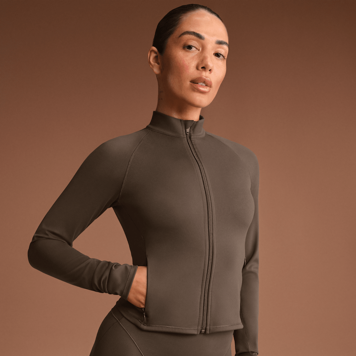 NikeSKIMS Matte NikeSKIMS Matte Women's Mock-Neck Full-Zip Jacket