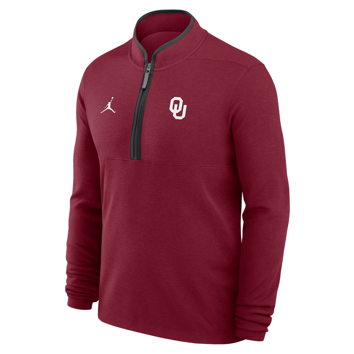 Oklahoma Victory Oklahoma Victory Men's Jordan Brand Dri-FIT College 1/2-Zip Long-Sleeve Top
