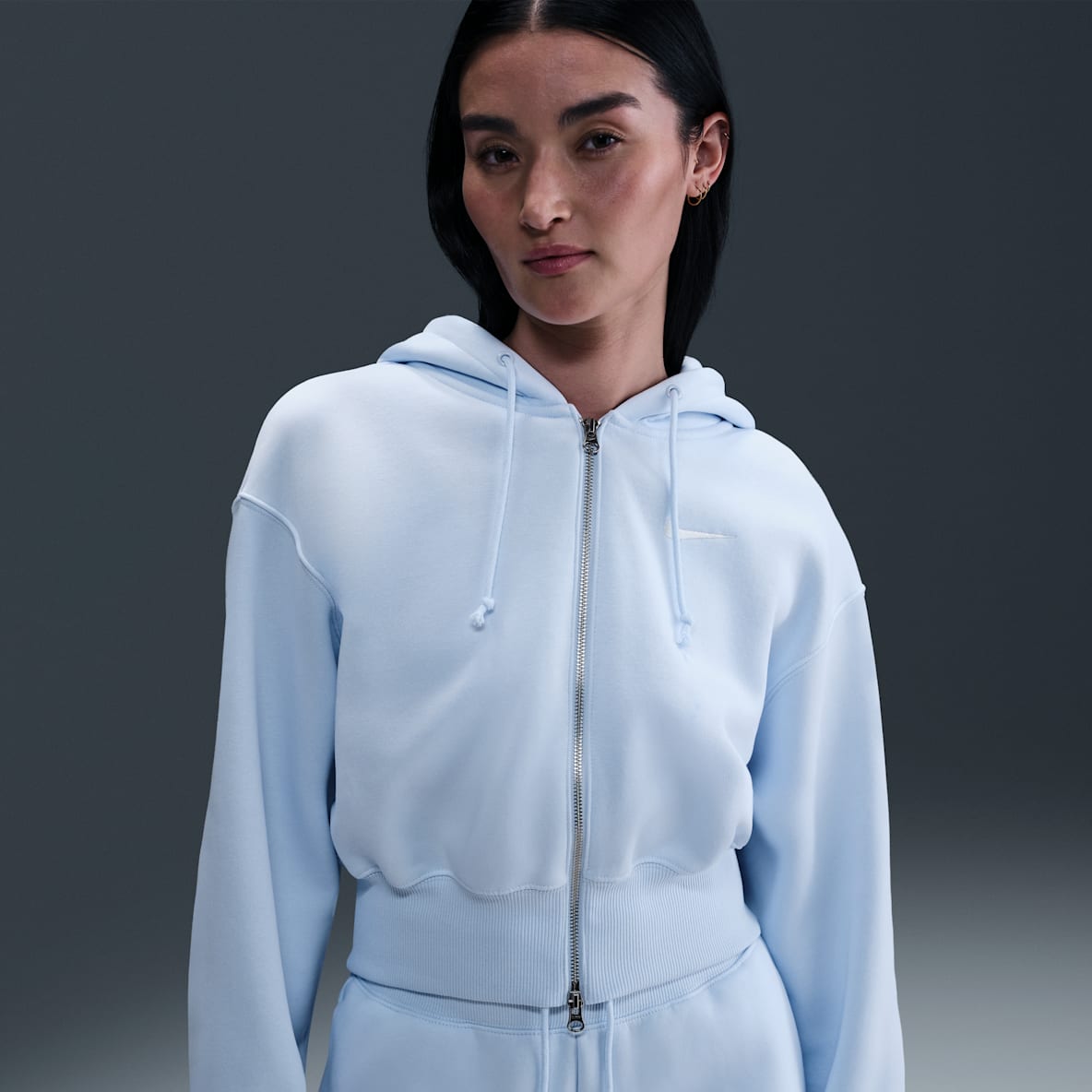 Nike Sportswear Phoenix Fleece Women's Loose Cropped Full-Zip Hoodie