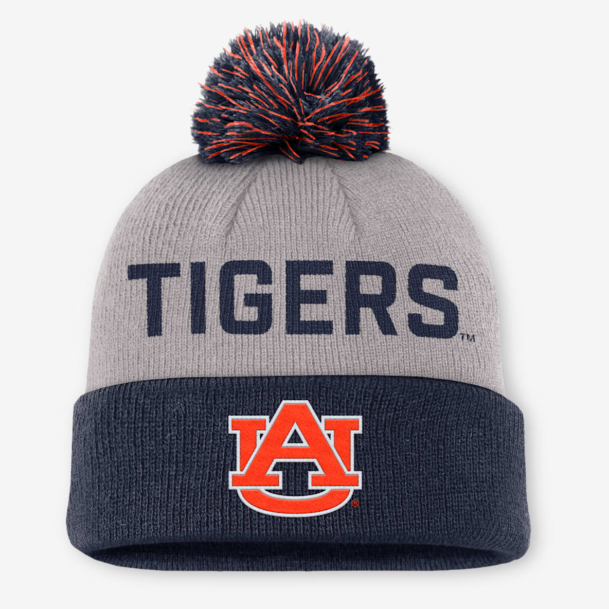 Auburn Primetime Peak Auburn Primetime Peak Men's Nike College Cuffed Pom Beanie