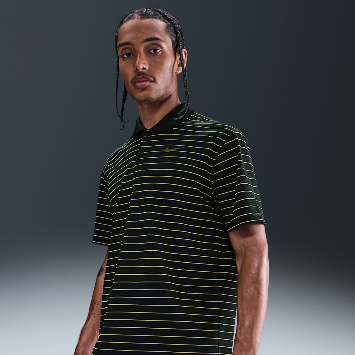 Nike Dri-FIT Victory Nike Dri-FIT Victory Gestreiftes Golf-Poloshirt für Herren