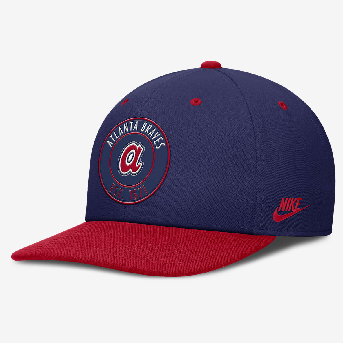 Atlanta Braves Cooperstown Pro Atlanta Braves Cooperstown Pro Men's Nike Dri-FIT MLB Adjustable Hat