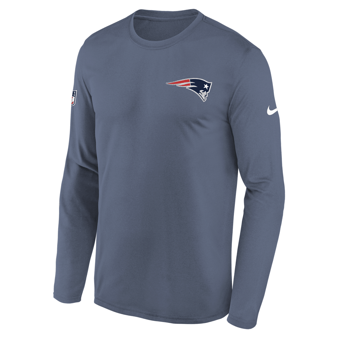 New England Patriots Rivalry Sideline Legend New England Patriots Rivalry Sideline Legend Big Kids' Nike Dri-FIT NFL Long-Sleeve T-Shirt