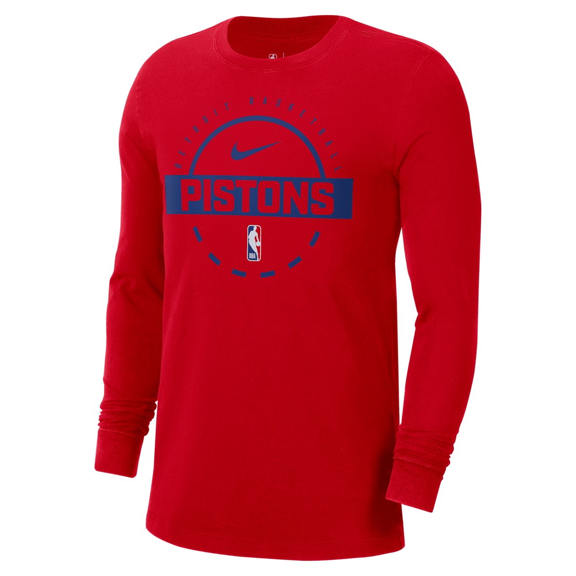 Detroit Pistons Men's Nike NBA Practice Long-Sleeve T-Shirt