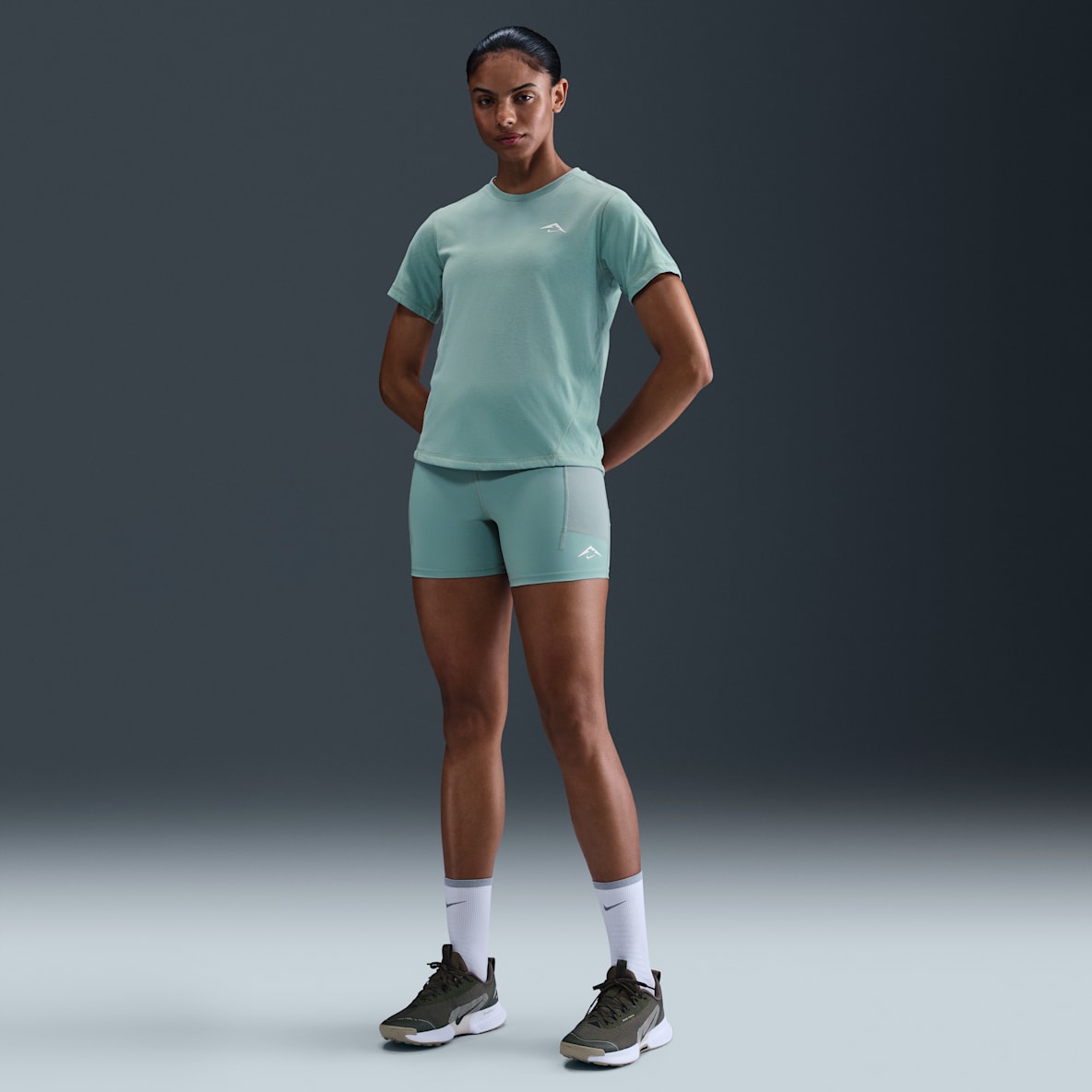 Nike Trail Nike Trail Shorts da running aderenti a vita alta 10 cm Dri-FIT – Donna