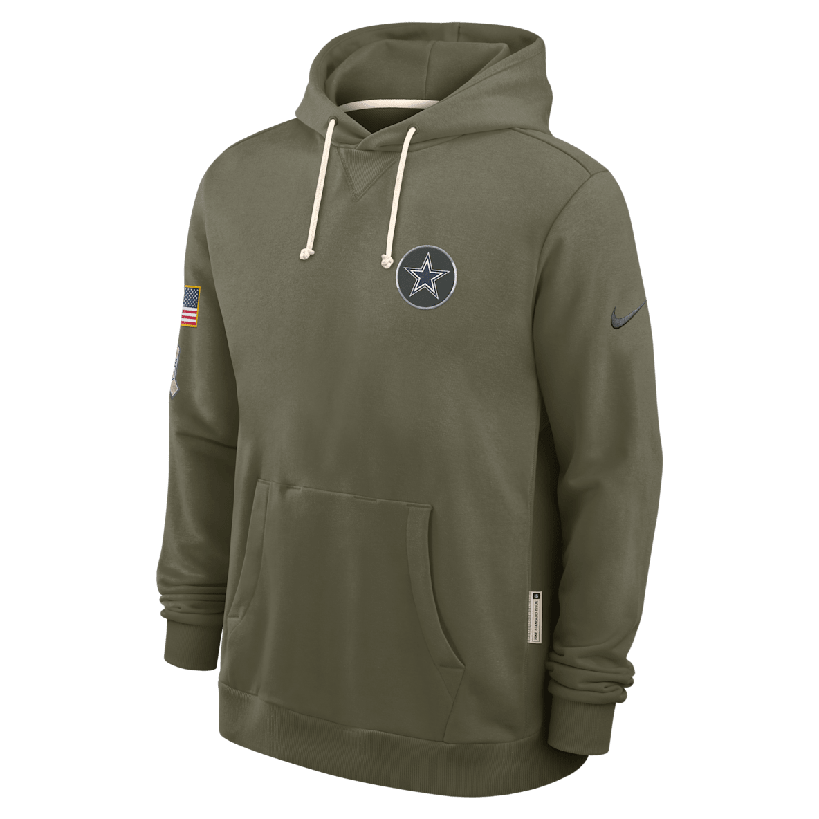 Dallas Cowboys Salute to Service Sideline Dominant Force Dallas Cowboys Salute to Service Sideline Dominant Force Men's Nike Dri-FIT NFL Pullover Hoodie